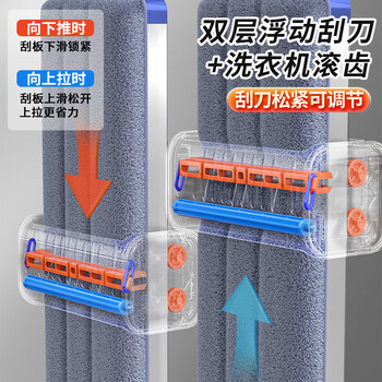 索邦平板拖把42cm6布家用一拖净免手洗2025拖地神器吸水拖布带桶一套 索邦平板拖把42cm6布家用一拖净免手洗2025拖地神器吸水拖布带桶一套
