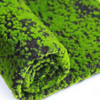 现货直发仿真苔藓假草坪青苔绿植摄影盆景环境装饰人工假草皮植绒灰底