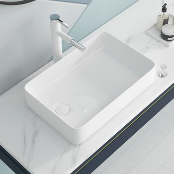朗享 陶瓷台上盆洗脸盆洗漱盆台上面盆台盆阳台洗手盆台上盆卫生间台