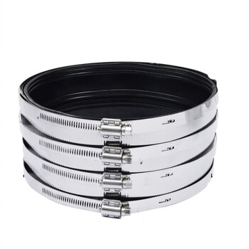 工耐德 卡箍 喉箍 排水管卡箍 强力管箍 下水管抱箍 pvc管 带橡胶圈