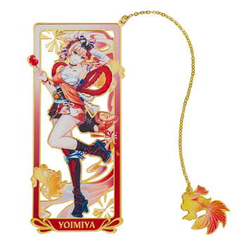 利瑞芬原神宵宫周边原神周边宵宫金属书签稻妻登次元动漫游戏礼物学