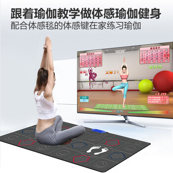 宏太【生日礼物】双人无线跳舞毯家用电视体感摄像头跑步毯儿童玩具