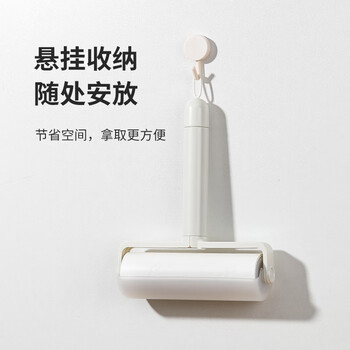 LYNN粘毛器粘毛滚筒16cm9卷540撕卷纸粘毛神器地毯床上沙发猫毛清理器