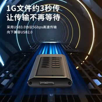 GODOm.2固态硬件按键数据加密硬盘盒NGFF协议加密码移动硬盘盒子sata