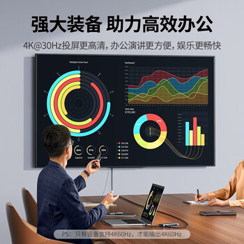 绿联Type-C扩展坞USB-C转HDMI VGA转换器雷电3拓展坞分线器适用苹果MacBook笔记本电脑 9合1（70490）