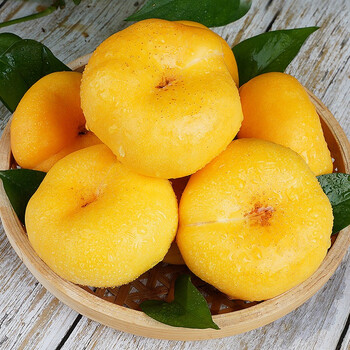 山东蒙阴黄蟠桃精选黄金油蟠桃新鲜水果脆甜扁桃子孕妇水果送人送礼