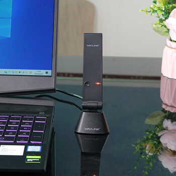 睿因（Wavlink）WN688U3D 1300M双频千兆5GWIFI无线网卡 台式机笔记本通用wifi接收发射器