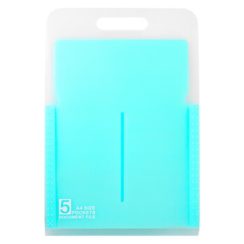 金得利 5格 A4竖式手提风琴包大容量竖款文件夹 学生用试卷资料收纳包文件袋透明多层分类文件包 蓝色 DC7105 金得利 5格 A4竖式手提风琴包大容量竖款文件夹 学生用试卷资料收纳包文件袋透明多层分类文件包 蓝色 DC7105