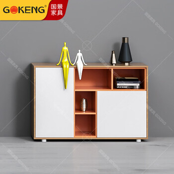 国景家具（GOKENG）茶水柜文件柜办公柜办公室文件柜储物柜家用简约