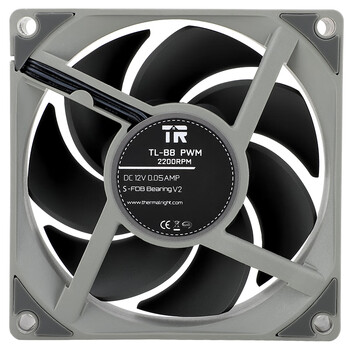 利民（thermalright）TL-B8 8cm机箱风扇 S-FDB V2轴承 8cm机箱风扇4pin PWM 2200转速