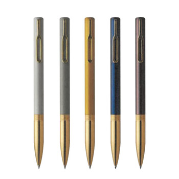 樱花（SAKURA）签字笔宝珠笔黄铜笔礼盒开学季38礼物日本大赏进口精致现代感笔007风景灰高档礼物金属杆礼品笔