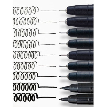 吴竹（KURETAKE）进口M头中粗弹性头漫画针管笔签字笔绘图笔手绘设计棕色1支装CNMM-065