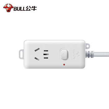 公牛（BULL）大功率16A插座16a排插/插排/插线板接线板 适用空调热水器电暖气 1位总控全长1.8米送10A头GN-104D