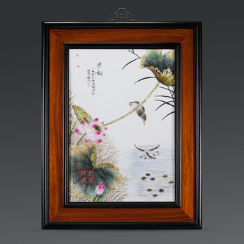 珠山八友瓷板画价格报价行情- 京东