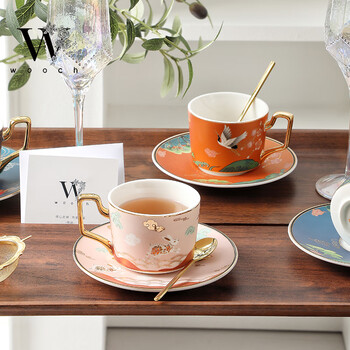 物取（WOOCH）国潮系列咖啡杯高颜值新婚礼物结婚生日新家礼物入宅下午茶对杯