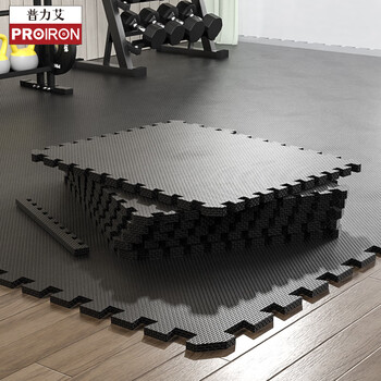 PROIRON普力艾健身房地板垫运动地胶垫跑步机专用隔音垫地板垫1.2厘米6片 PROIRON普力艾健身房地板垫运动地胶垫跑步机专用隔音垫地板垫1.2厘米6片