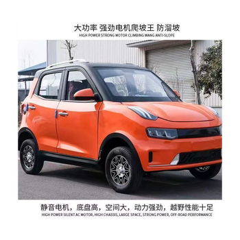 欣莱达熊猫款电动四轮车油电两用成人家用锂电新能源汽车 动力版 油电