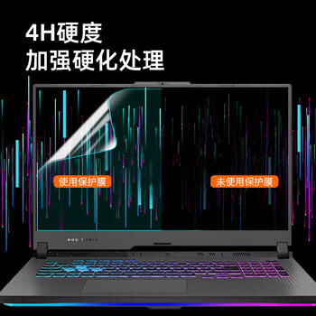 嘉速ROG魔霸7Plus/魔霸7Plus超能版键盘膜+防蓝光屏幕膜 17.3英寸防蓝光润眼高透 屏幕贴膜套装 易贴
