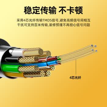 胜为（shengwei） 光纤HDMI线2.0版 4K60Hz发烧级高清线电脑电视投影仪显示器3D视频线工程装修连接线50米 AHH1500J
