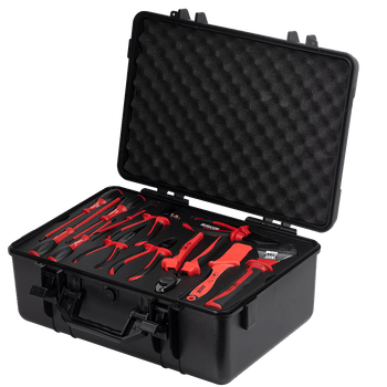 罗宾汉（RUBICON）耐1000V高压绝缘套筒工具套装REV-36S绝缘钳子扳手螺丝刀36件套装