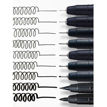 吴竹(KURETAKE)进口针管笔勾线笔美术手绘速写设计描边水性颜料防水黑色0.05mm漫画专用画笔CNM-005-010 吴竹(KURETAKE)进口针管笔勾线笔美术手绘速写设计描边水性颜料防水黑色0.05mm漫画专用画笔CNM-005-010