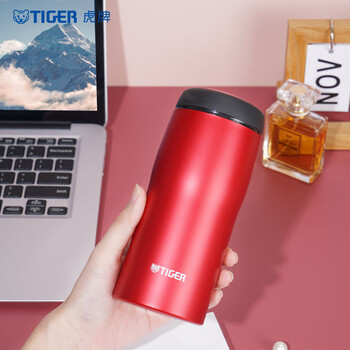 虎牌(TIGER)不锈钢保温保冷原装进口水杯MJA-B036-RMT深红色360ML 虎牌(TIGER)不锈钢保温保冷原装进口水杯MJA-B036-RMT深红色360ML