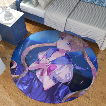 美少女战士地毯可爱少女心卧室床边客厅垫电脑电竞椅子粉色公主房美