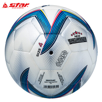 世达（star）足球4号球青少年成人耐磨PU热粘合专业比赛训练标准用球SB4154C