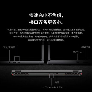 联想ThinkPad P16v 商用办公笔记本电脑16英寸 高清屏（I7-13700H 32G 2T SSD RTXA500-4G）定制款