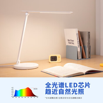 松下（Panasonic）国AAAA级护眼台灯【全光谱照明】无蓝光危害 Ra97.6高显色 触控调光 工作近视防控读写夜灯 致岚