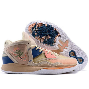 一伊双纯原欧文8代篮球鞋kyrie 欧文8实战耐磨防滑减震 卡其 37.