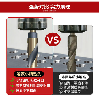 研然 高速钢小柄麻花钻头不锈钢混凝土墙面(14mm+麻花钻*1)2件套 研然 高速钢小柄麻花钻头不锈钢混凝土墙面(14mm+麻花钻*1)2件套