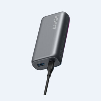 5w/20w轻薄便携移动电源适iphone苹果13/12/11 黑灰色