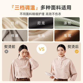 奥克斯（AUX）手持挂烫机38g/min大蒸汽70ml水箱家用熨烫机小型电烫斗旅游出差便携式烫熨衣服神器礼品团购YD839