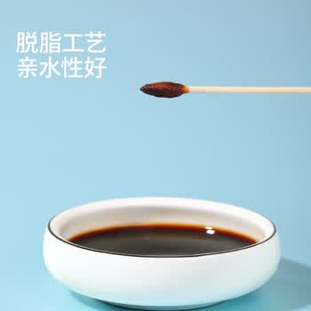 美丽雅棉签掏耳朵500只盒装尖头螺纹化妆专用成人消毒挖耳勺双头棉花棒