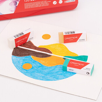 凯兰帝 CARAN  d'ACHE 橡皮超净学生儿童橡皮擦无屑不留痕铅笔素描绘图美术少屑橡皮 艺术家橡皮 173420