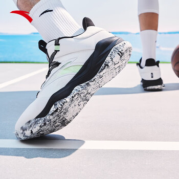 安踏(anta)星轨篮球鞋男夏轻便耐磨kt汤普森减震学生网面透气球鞋官网