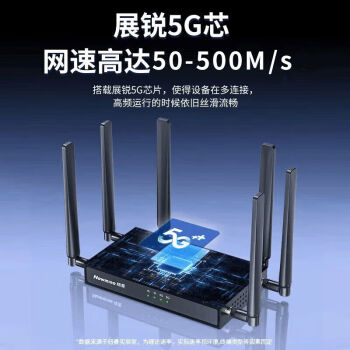 纽曼5G无线路由器随身WiFi移动工业企业级CPE转有线转wifi无限网卡免拉宽带全国通用流量2025款