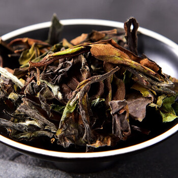 天福茗茶白茶 天福白茶 福鼎大铁罐白茶一级300g方形铁罐装茶叶送礼