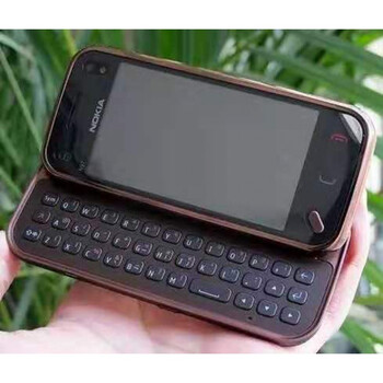 nokia诺基亚触摸侧滑盖mini怀旧wifi3g塞班经典mini咖啡色1电池充电器