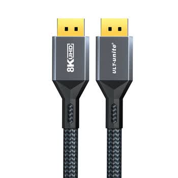 优籁特（ULT-unite）优籁特DP转HDMI转换线4K60Hz高清线1.2版公对公DisplayPort转hdmi电脑连接电视投影仪显示器线1米