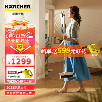 KARCHER德国卡赫 无线吸尘器家用手持立式 锂电车载轻量大吸力地毯宠物家庭适用 VCS3 2023重磅上市