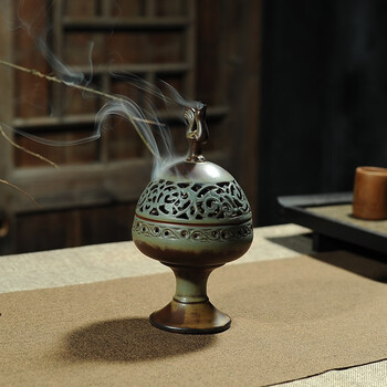 銅製 博山炉 焚香炉 仏具盤香炉 茶道置物 装飾品 工芸品 銅製 博山炉 焚香炉 仏具盤香炉 茶道置物 装飾品 工芸品