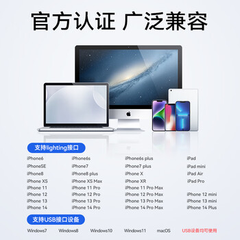 忆捷（EAGET）128GB Lightning USB3.0苹果U盘 i66苹果官方MFI认证一键备份iphone/ipad手机电脑两用优盘