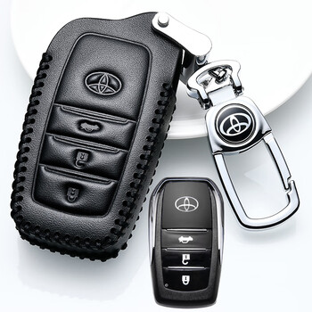 皇逐适用丰田凯美瑞车钥匙套22款八代21第8代汽车钥匙套包壳扣d款黑色