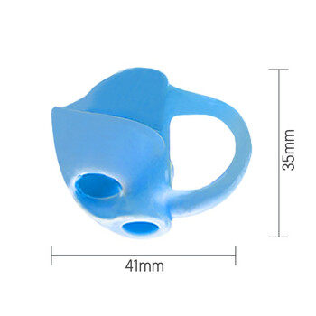 得力3个硅胶握笔护套 元旦礼物抑菌铅笔套 幼儿园小学生握姿矫正器 宝宝写字姿势纠正器生日礼物