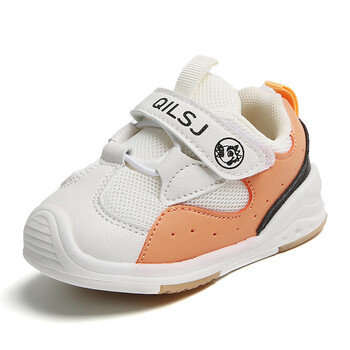 江博士春秋款机能鞋男女宝宝学步鞋软底0—3岁婴童鞋防滑透气婴儿 白