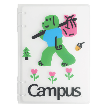 国誉（KOKUYO）塔卡沙四孔B5活页本可拆卸Campus线圈笔记本本子初中生高中学生专用高端横线记事本 40页 1本