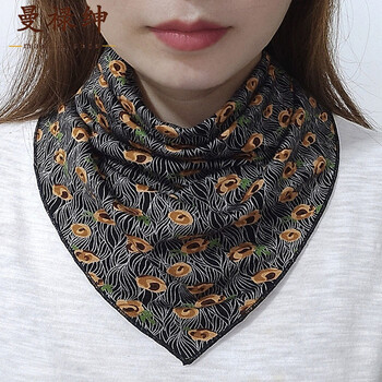 曼禄绅小丝巾脖子围脖女季薄款护颈椎韩版百搭保暖时尚假领子洋气围巾