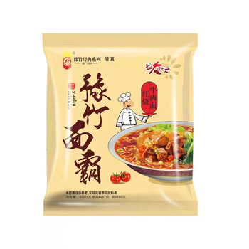 豫竹面霸方便面整箱袋装红烧牛肉面麻辣泡面煮面大食食品 [87g*24袋]